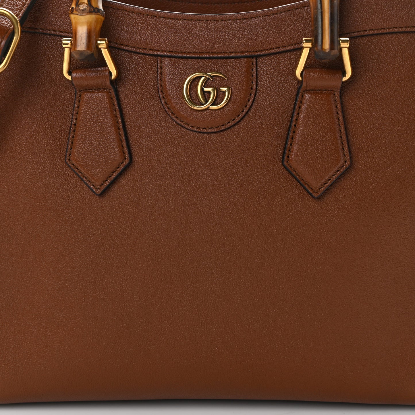Wonka Grain Calfskin Small Diana Tote Bag Cuir
