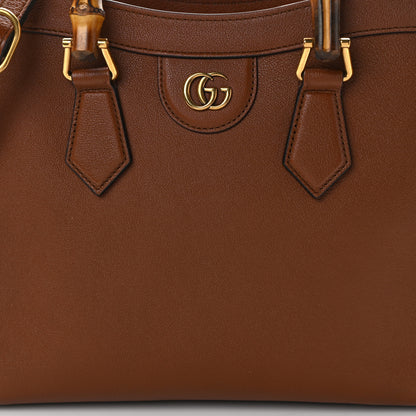 Gucci Wonka Grain Calfskin Small Diana Tote Bag Cuir 8 of 11