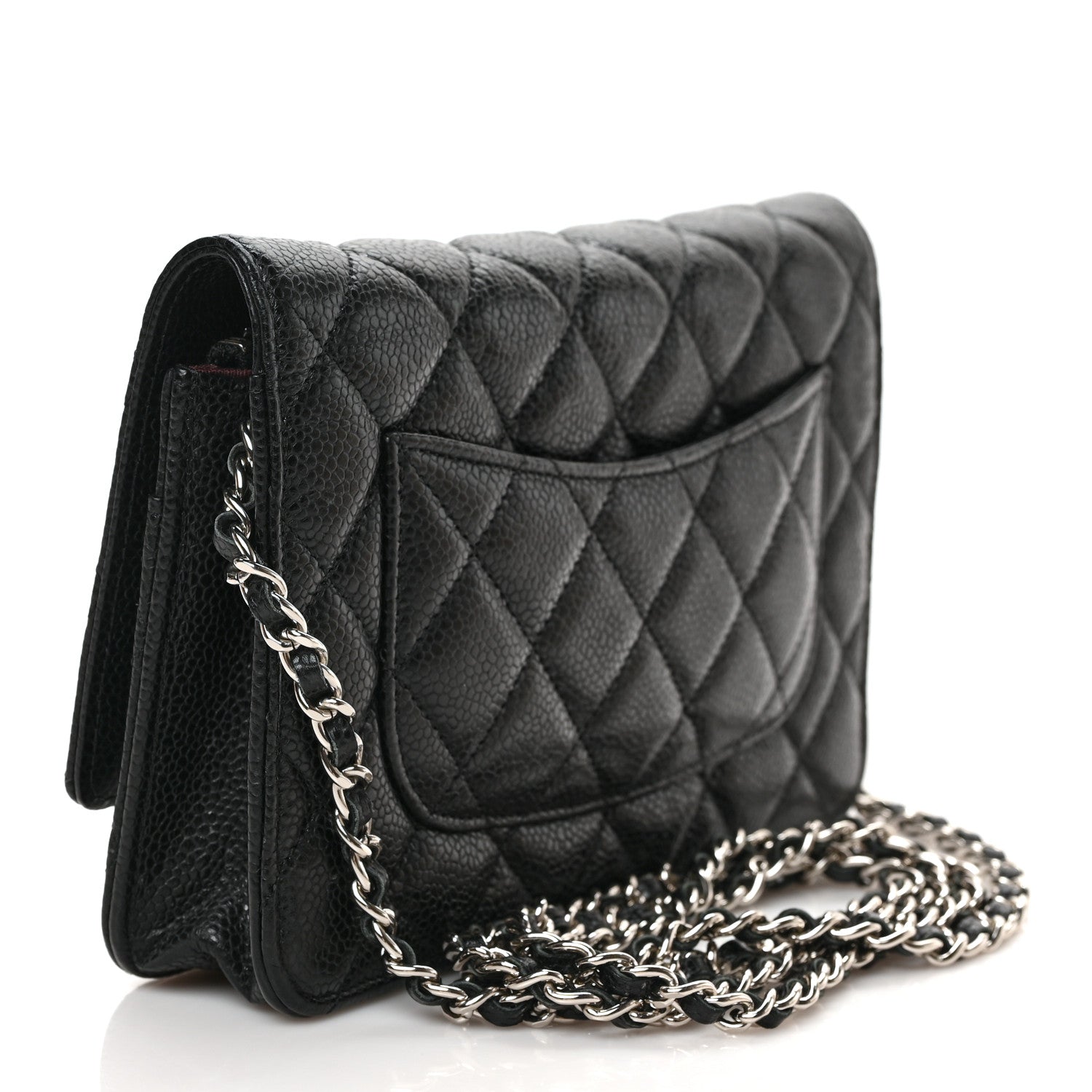 Chanel Caviar Quilted Wallet on Chain WOC Black 3 of 9
