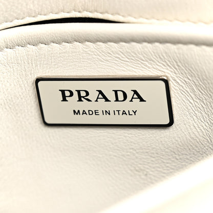 Prada Nappa Triangle Stitched Small Spectrum Bag White 5 of 15