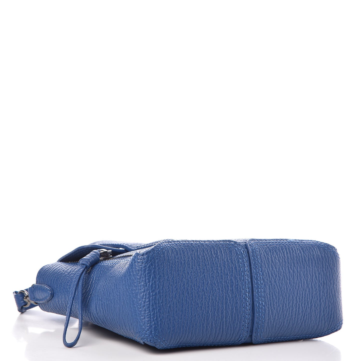 3.1 Textured Calfskin Mini Pashli Satchel Cerulean