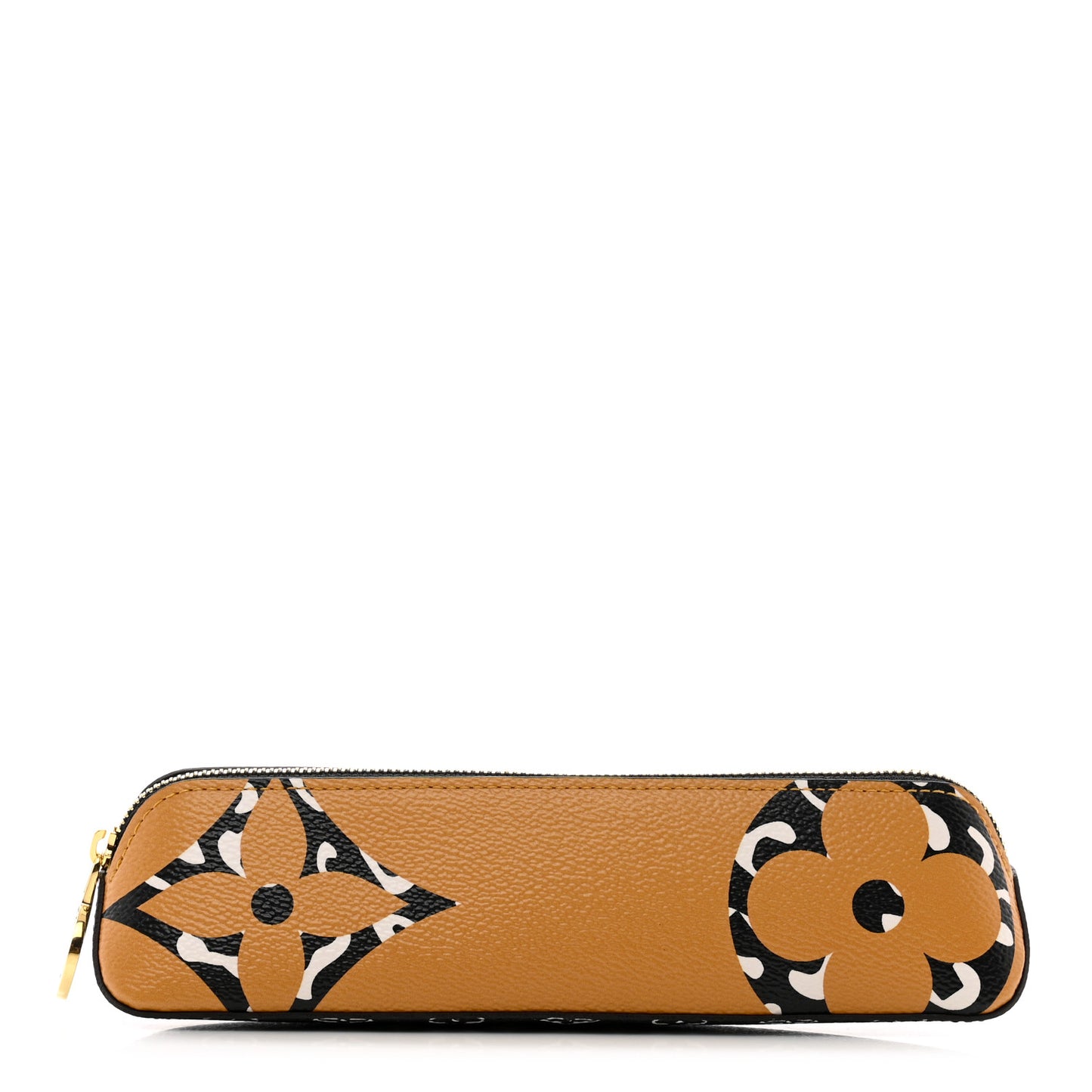 Monogram Giant Jungle Elizabeth Pencil Pouch Caramel