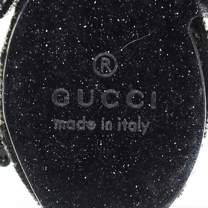 Gucci Metal Crystal Bee Brooch Black Yellow 4 of 5