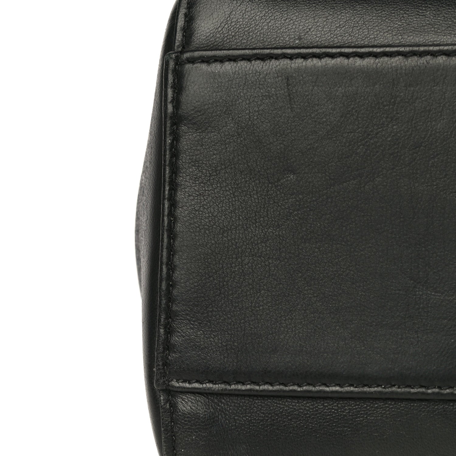 Fendi Nappa Mini Peekaboo Iconic Satchel Black 22 of 26