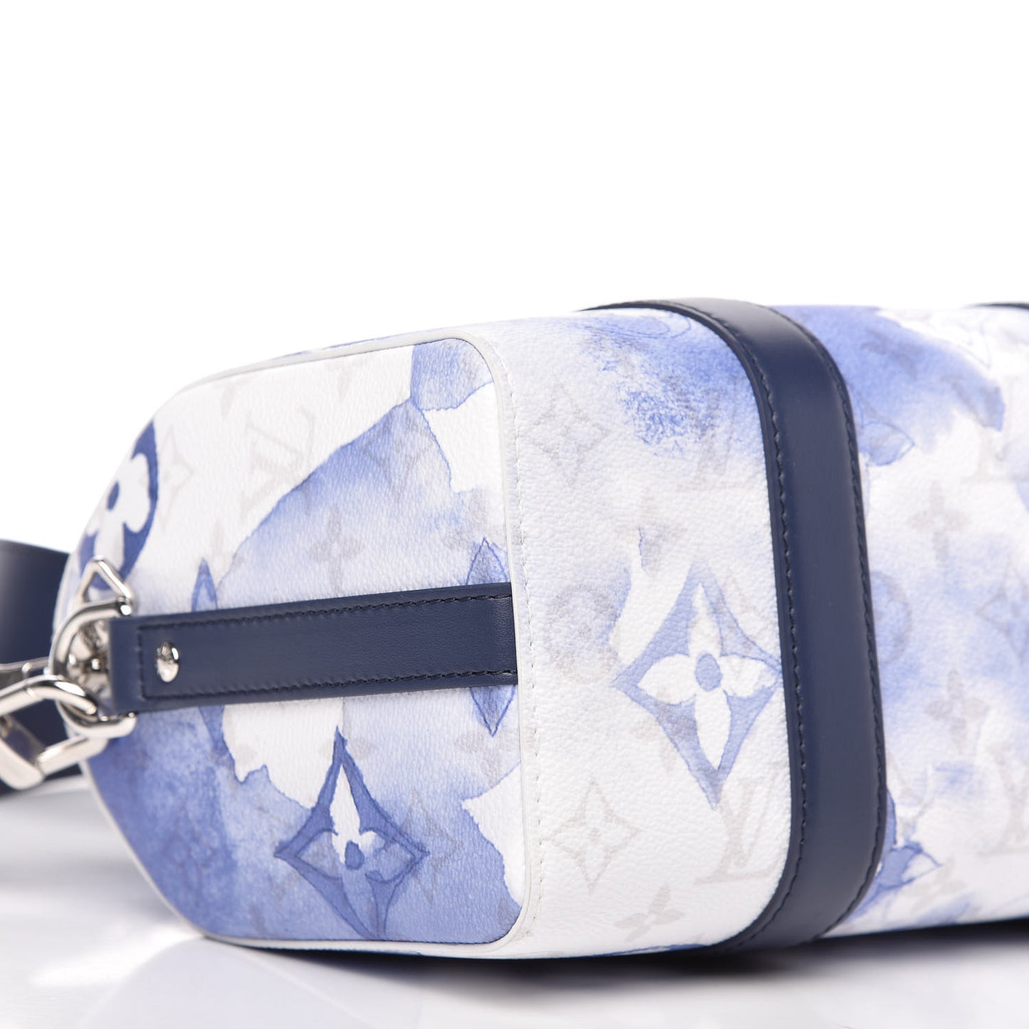 Monogram Watercolor City Keepall Blue