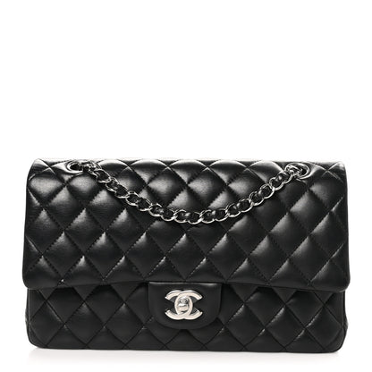 Chanel Lambskin Quilted Medium Double Flap Black 1 of 10