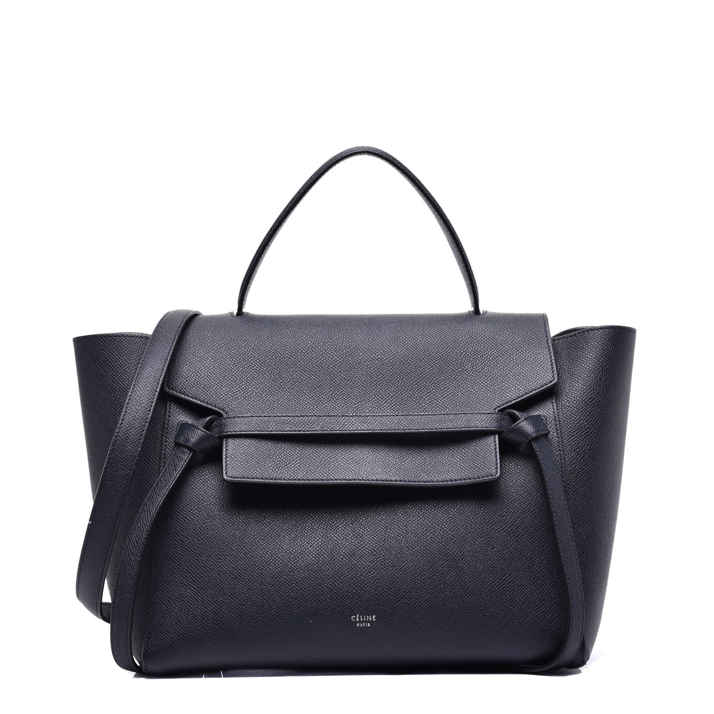 Grained Calfskin Mini Belt Bag Navy