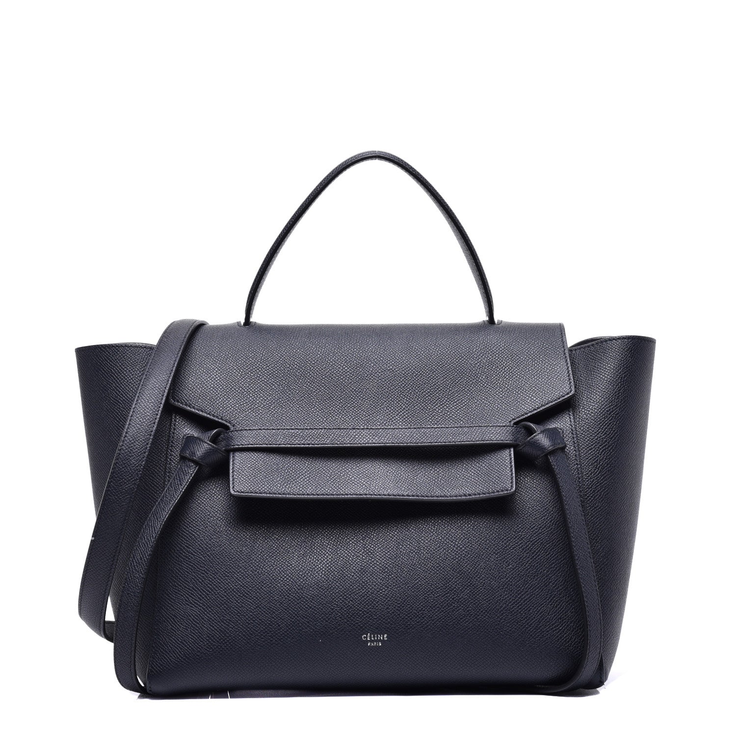Celine Grained Calfskin Mini Belt Bag Navy 1 of 9