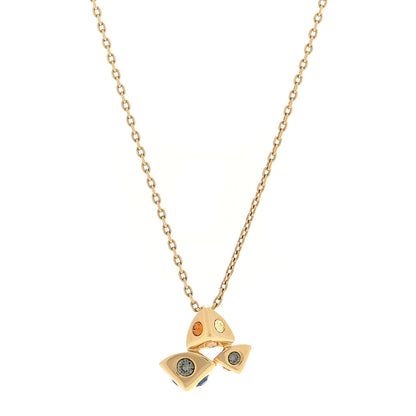 Louis Vuitton Crystal Trunkies Pendant Necklace Gold 1 of 5