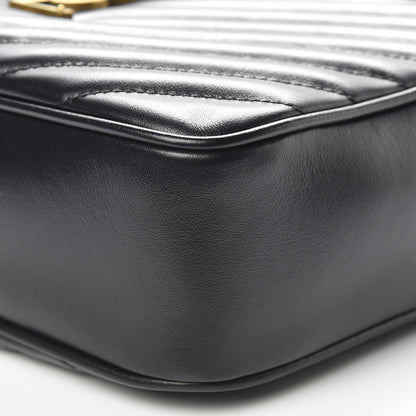 Saint Laurent Calfskin Matelasse Monogram Lou Camera Bag Black 7 of 10