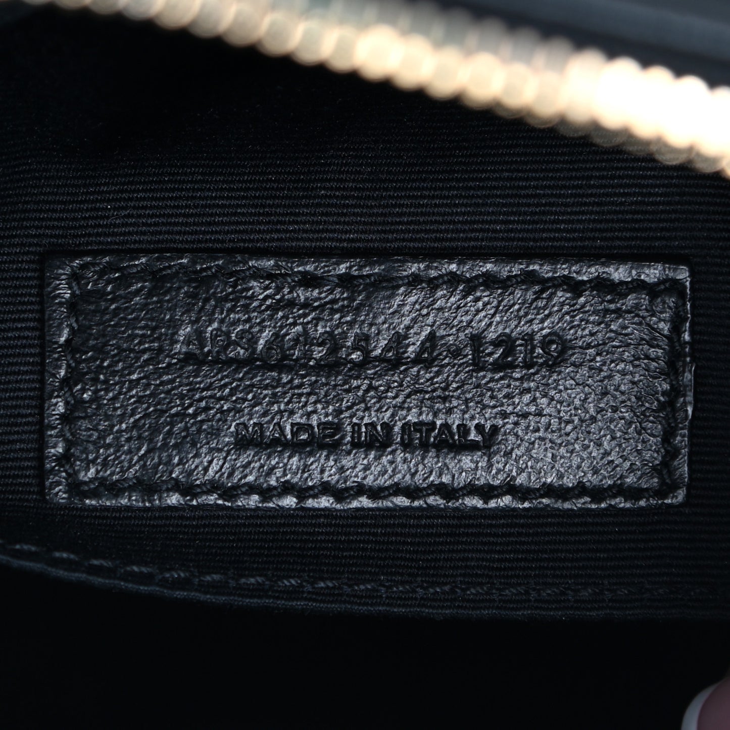 Calfskin Matelasse Monogram Lou Camera Bag Black