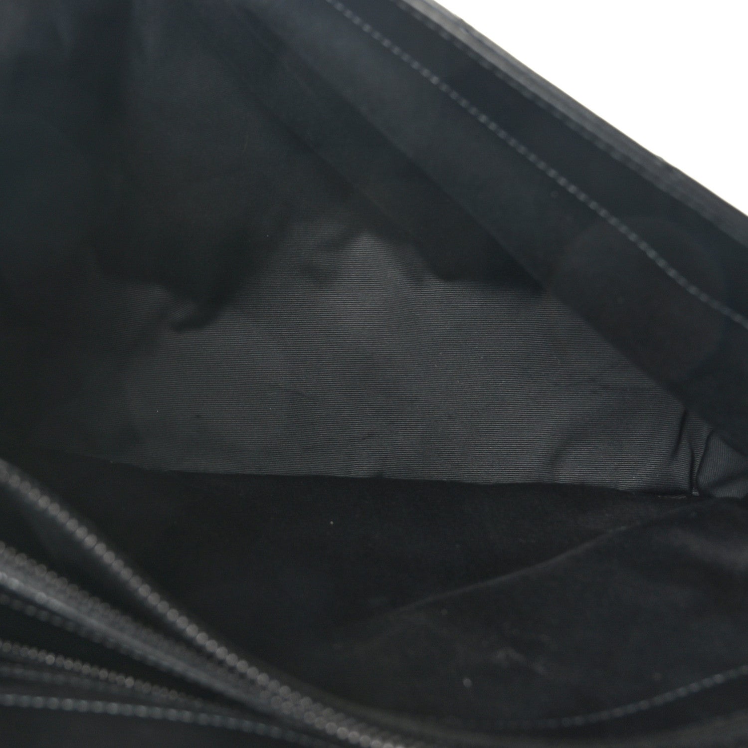 Saint Laurent Calfskin Y Quilted Monogram Large Loulou Chain Satchel Black 5 of 9