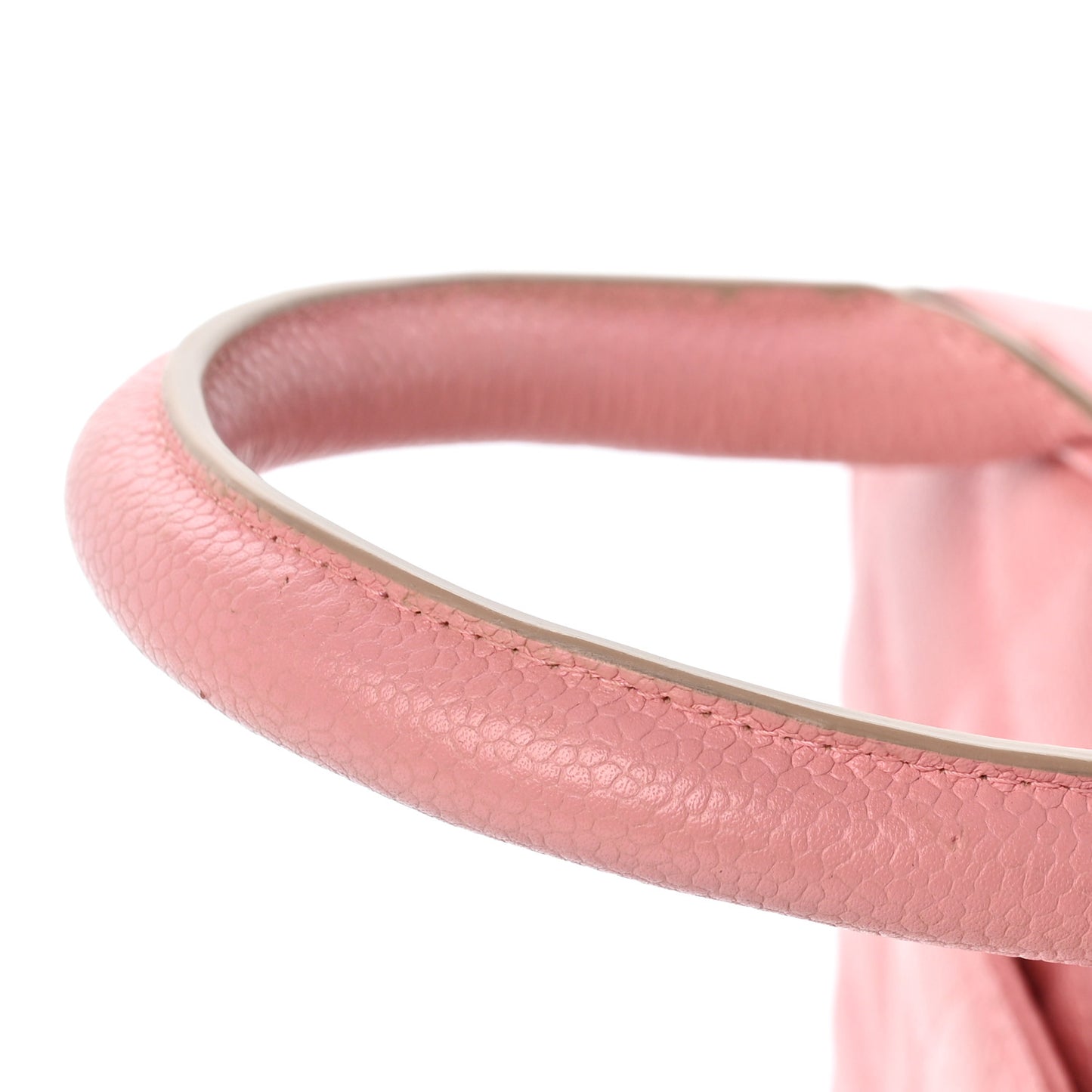 Caviar Quilted Small Bowler Pink