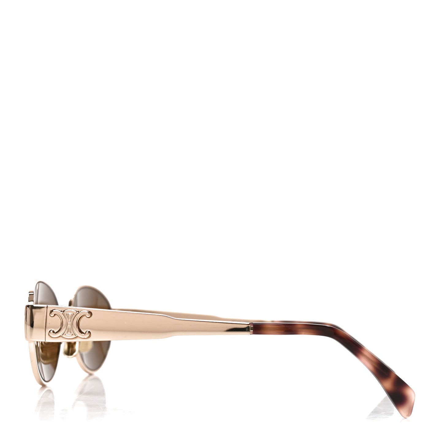 Metal Triomphe 01 Sunglasses CL40235U Rose Gold Brown