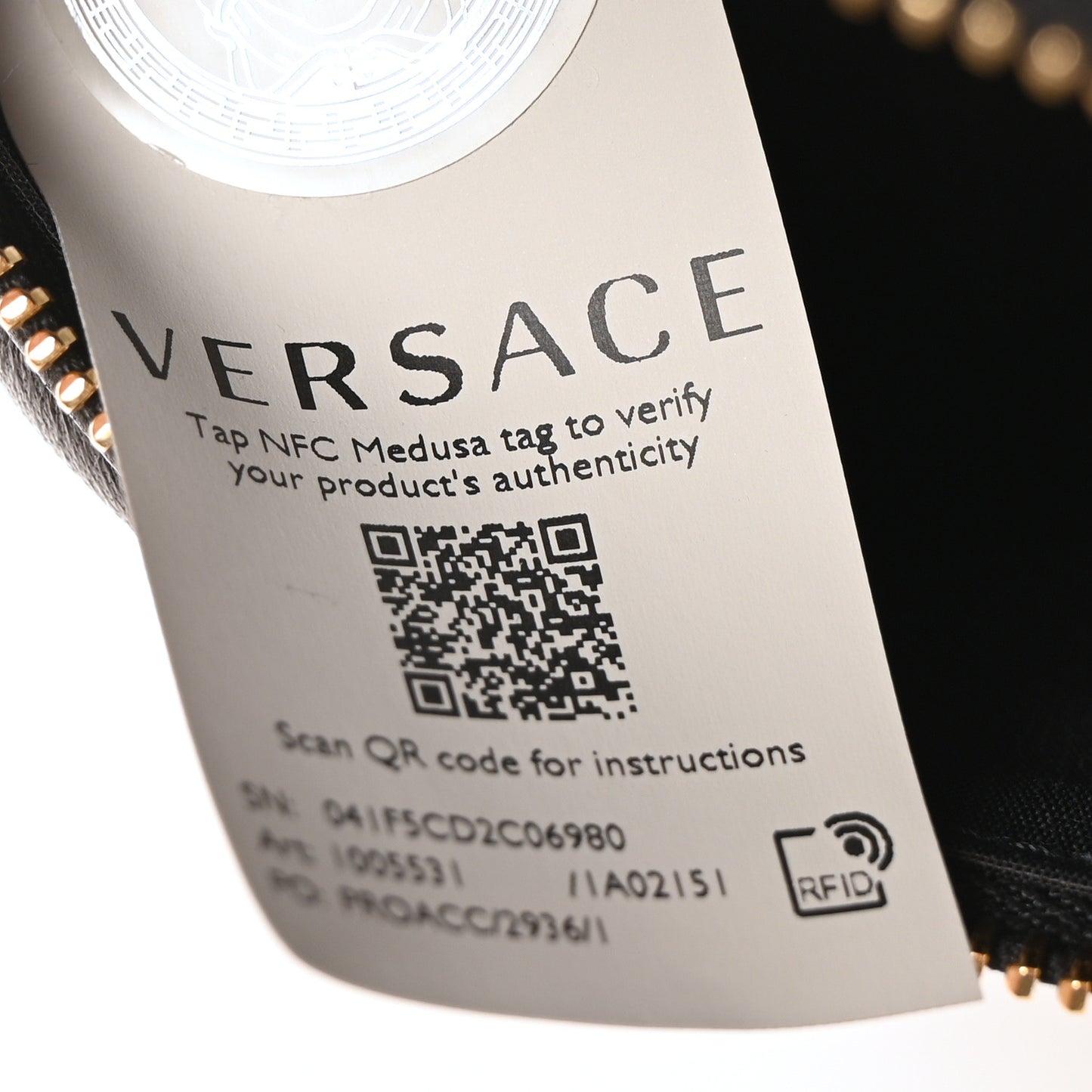 Nappa Quilted Medusa Belt Bag Black