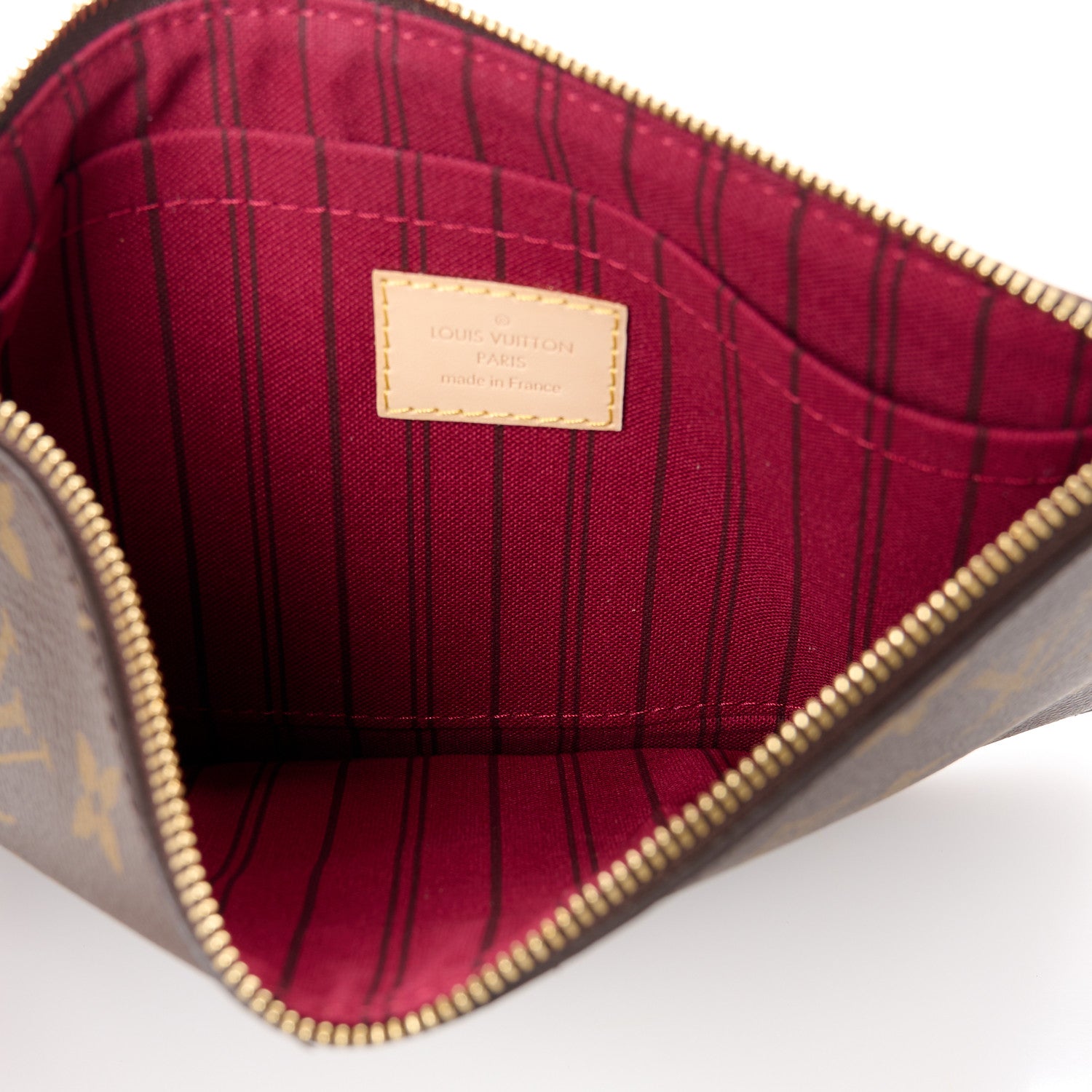 Louis Vuitton Monogram Neverfull MM GM Pochette Pivoine 5 of 10
