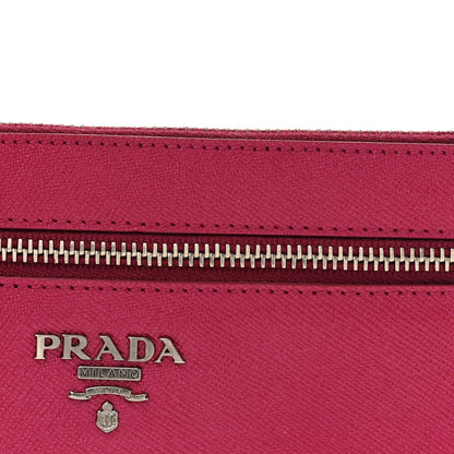 Prada Metallic Saffiano Lux Crossbody Bag Ametista 7 of 10