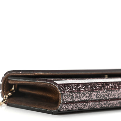 Jimmy Choo Acrylic Glitter Sweetie Clutch Dark Gold 8 of 11