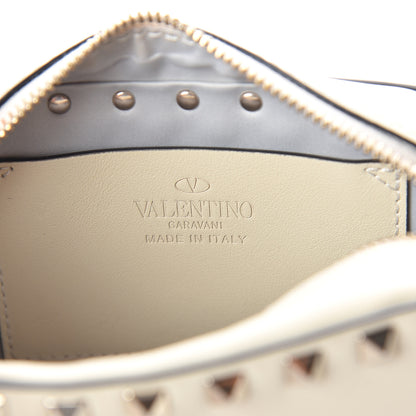 Valentino Garavani Calfskin Small Rockstud Chain Camera Crossbody Bag Ivory 5 of 8