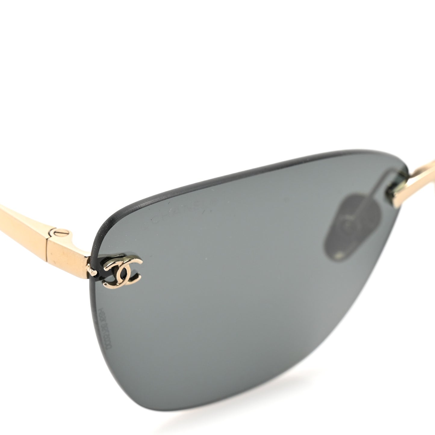 Titanium Cat Eye CC Sunglasses 4286-T Black