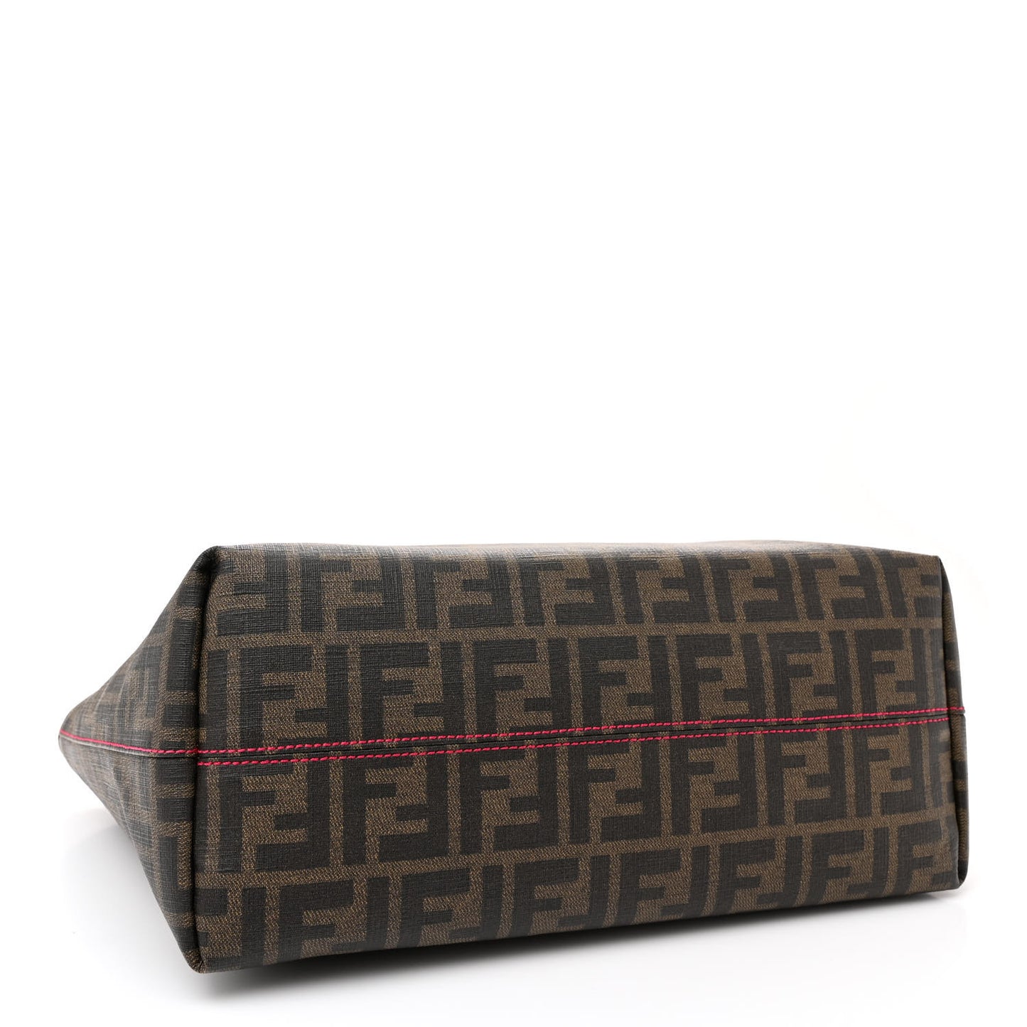 Zucca Spalmati Medium Roll Tote Tobacco Fuxia