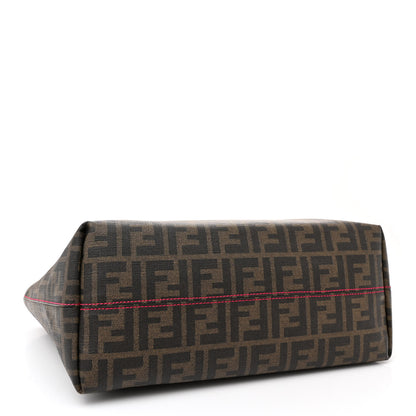 Fendi Zucca Spalmati Medium Roll Tote Tobacco Fuxia 4 of 11