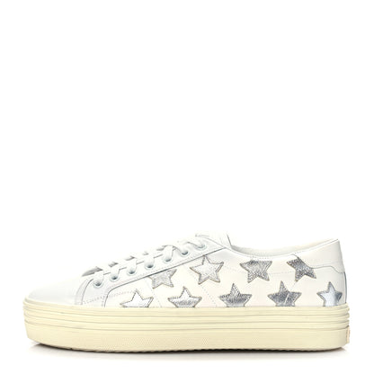 Saint Laurent Nappa Star Court Sneakers 41 Off White 1 of 10