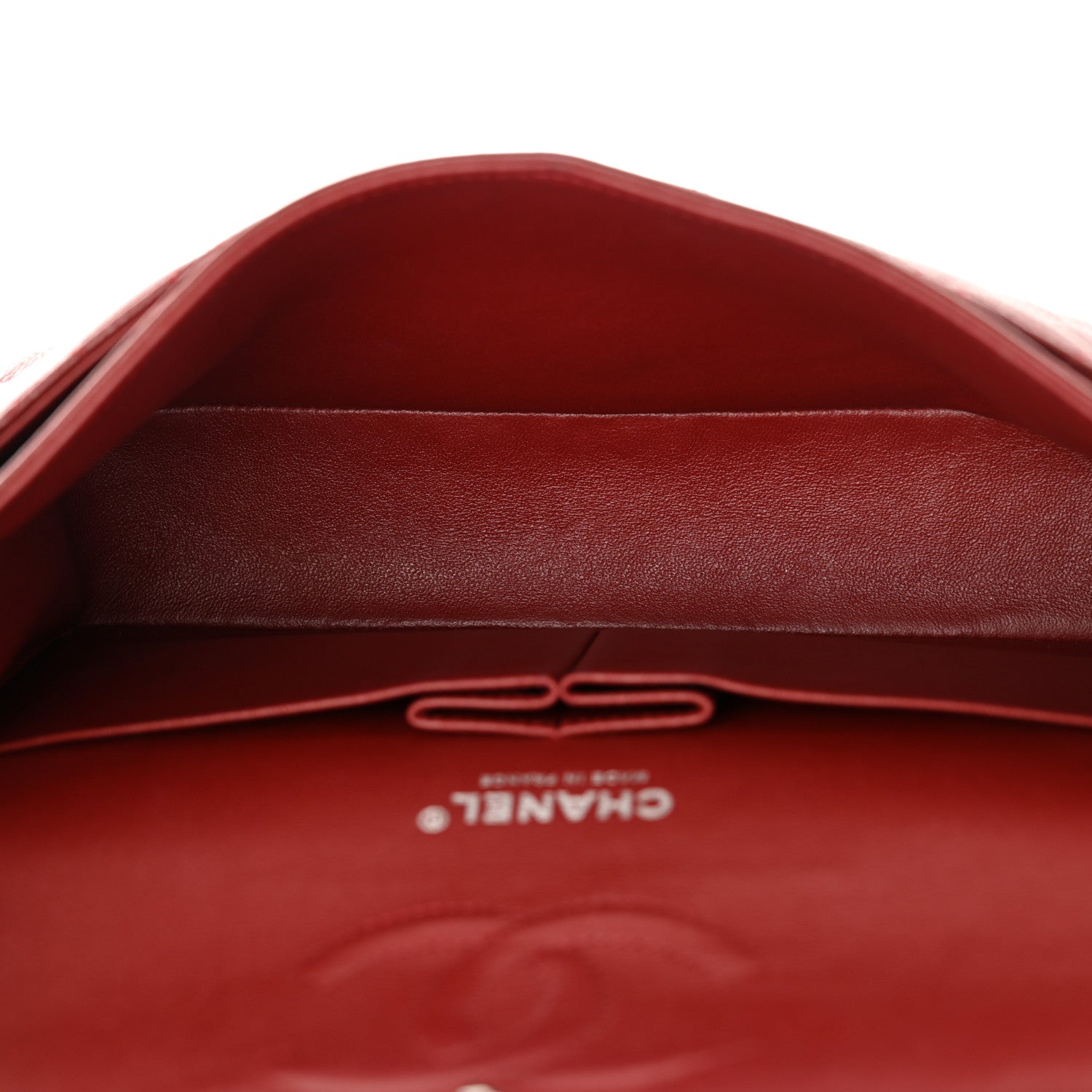 Chanel Caviar Quilted Medium Double Flap Burgundy 5 of 12