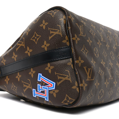 Louis Vuitton Monogram My World Tour Speedy Bandouliere 30 Black 8 of 9