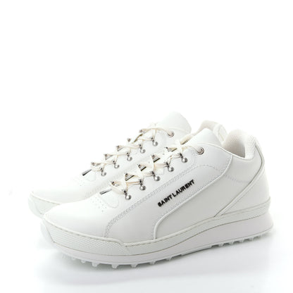 Saint Laurent Calfskin Jump Low Top Sneakers 42 Optic White 3 of 11
