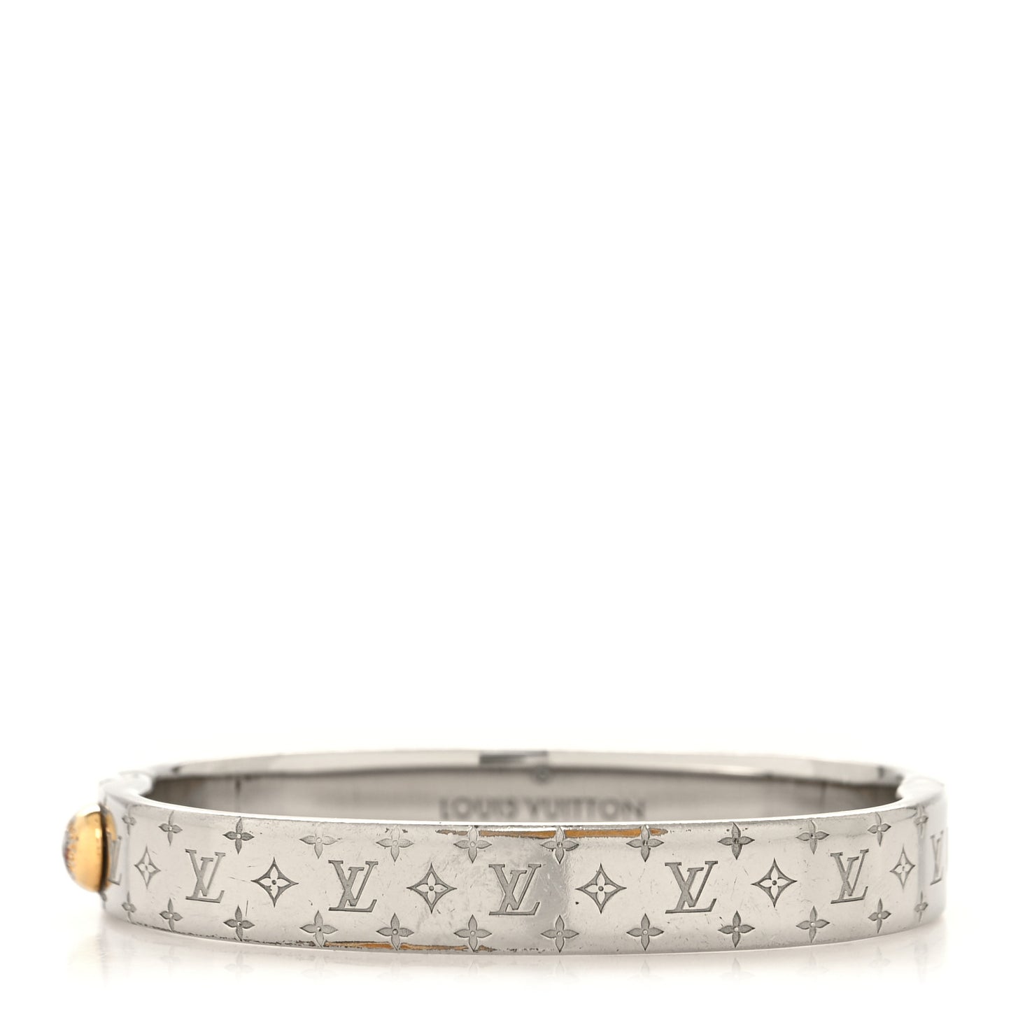 Palladium Monogram Nanogram Cuff S Silver