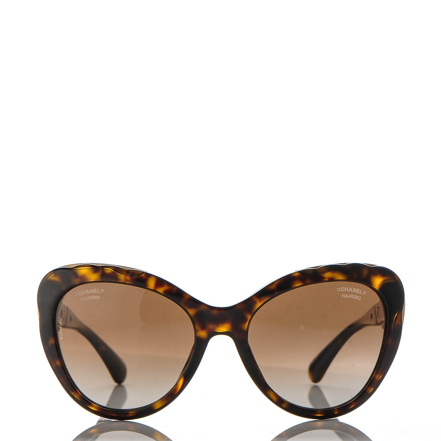 Chanel Bijou Cat Eye Sunglasses 5354 Tortoise 2 of 9
