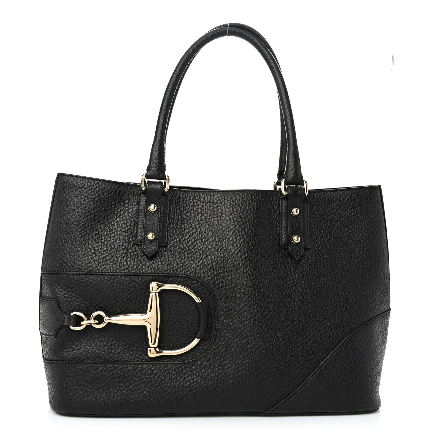 Calfskin Medium Hasler Tote Black