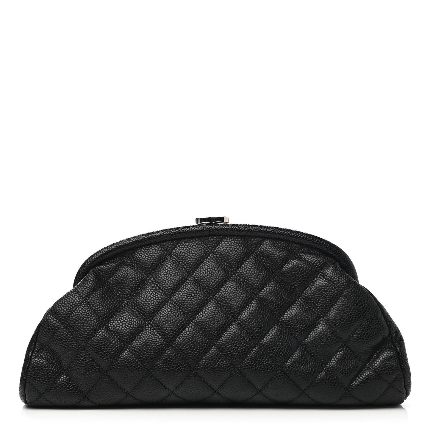 Caviar Quilted Timeless Clutch Black