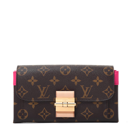 Louis Vuitton Monogram Elysee Wallet Pink 1 of 13
