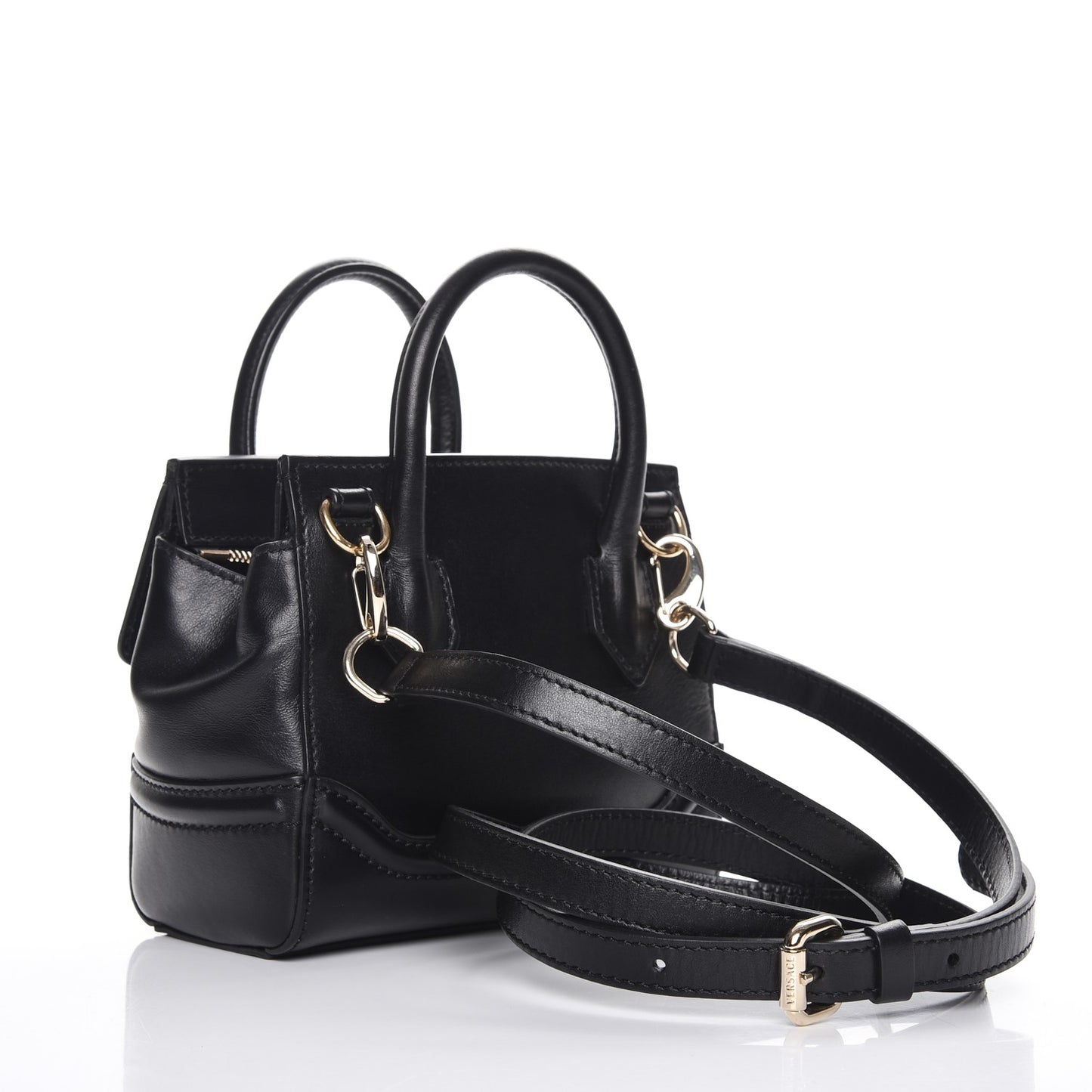 Calfskin Small Palazzo Empire Bag Black