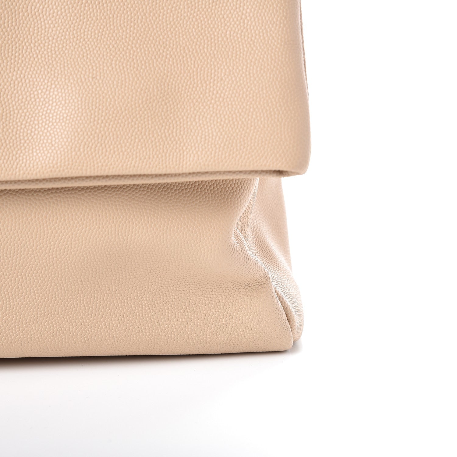 Saint Laurent Grain De Poudre Medium West Hollywood Monogram Fold-Over Nude Powder 10 of 10