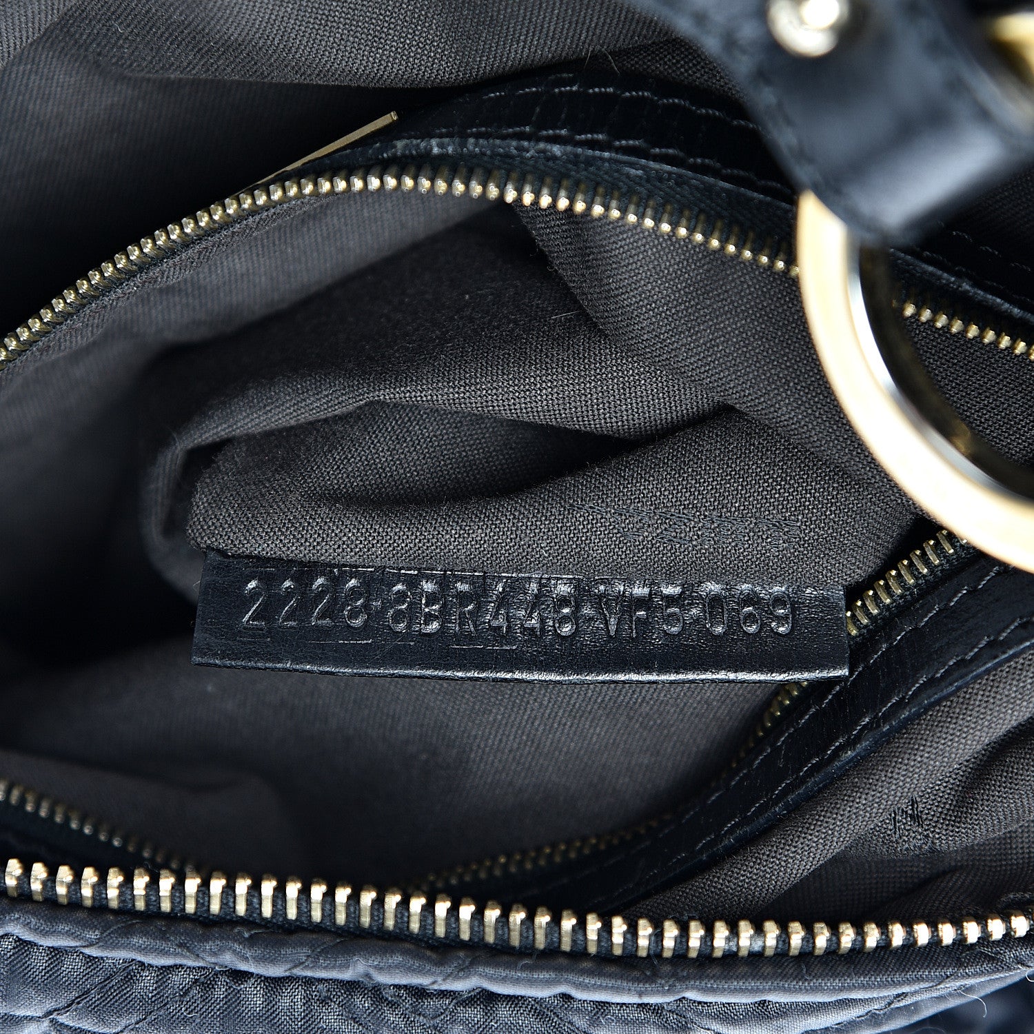 Fendi Nylon FF Embroidered Chef Hobo Black 7 of 15