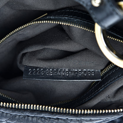 Fendi Nylon FF Embroidered Chef Hobo Black 7 of 15