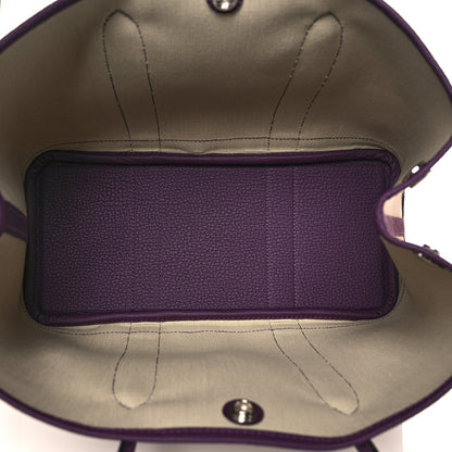 Hermes Toile Militaire Negonda Garden Party 30 TPM Beton Cassis 5 of 11