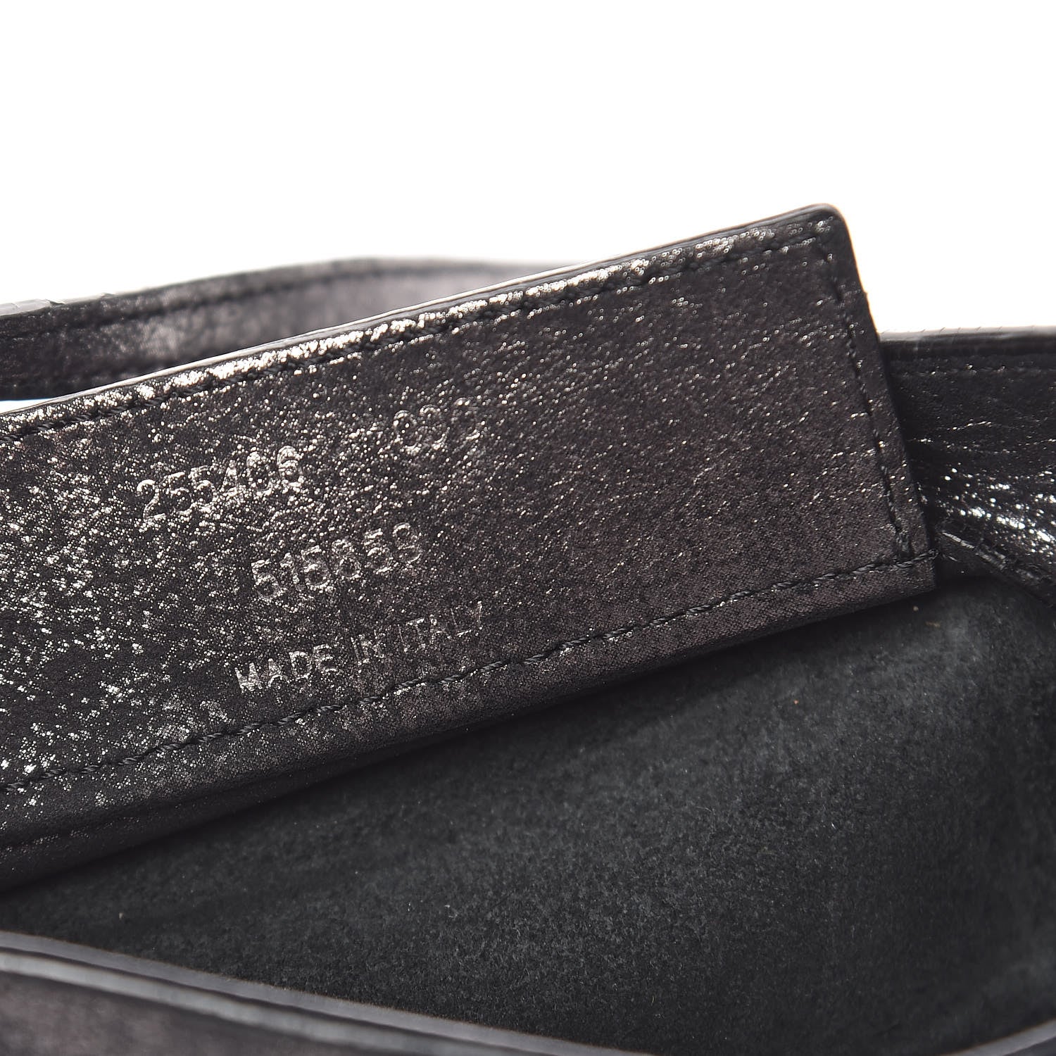 Balenciaga Metallic Calfskin Milkyway Papier Crossbody Bag Black 7 of 15