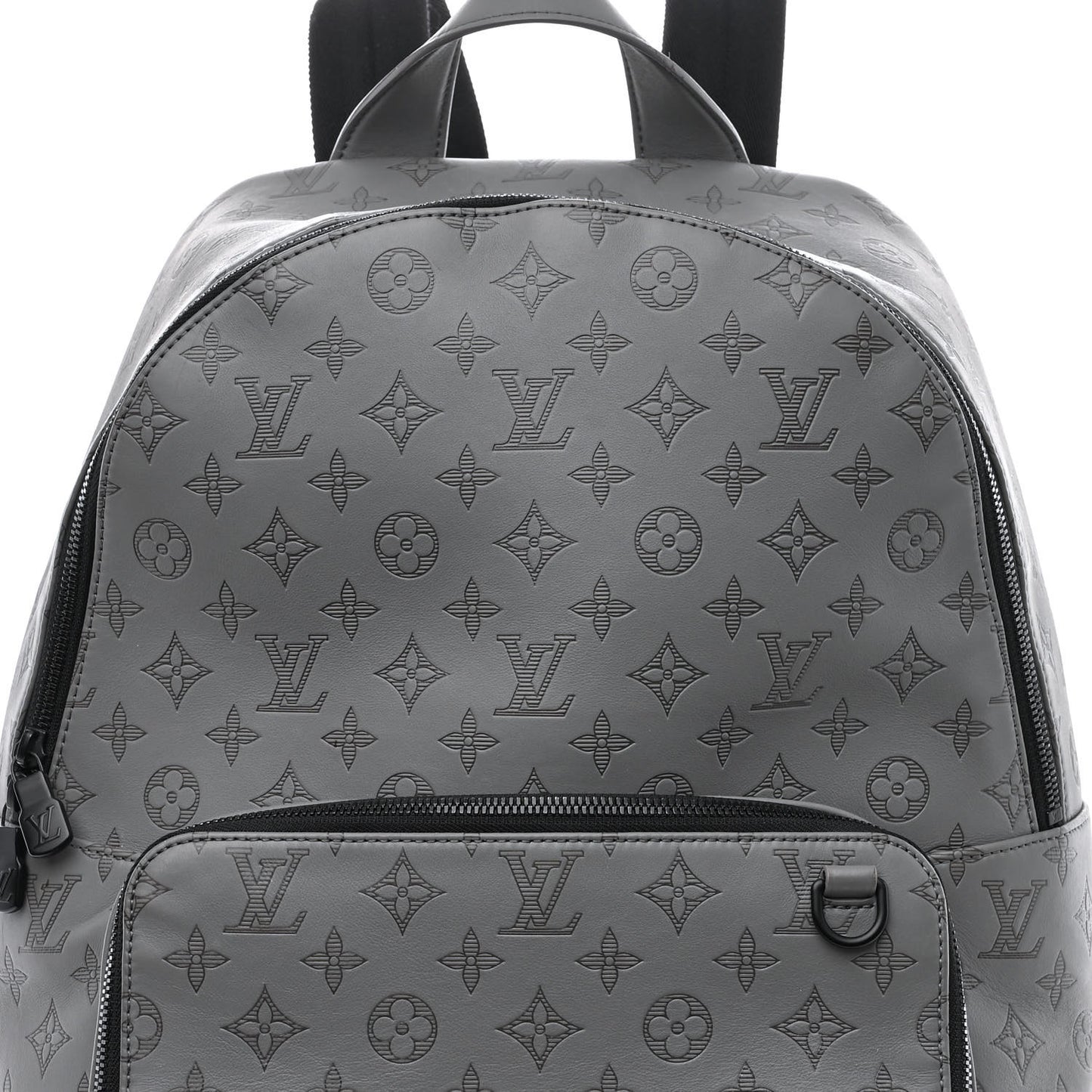 Calfskin Monogram Racer Backpack Grey