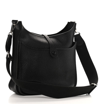 Hermes Taurillon Clemence Evelyne III PM Black 3 of 9
