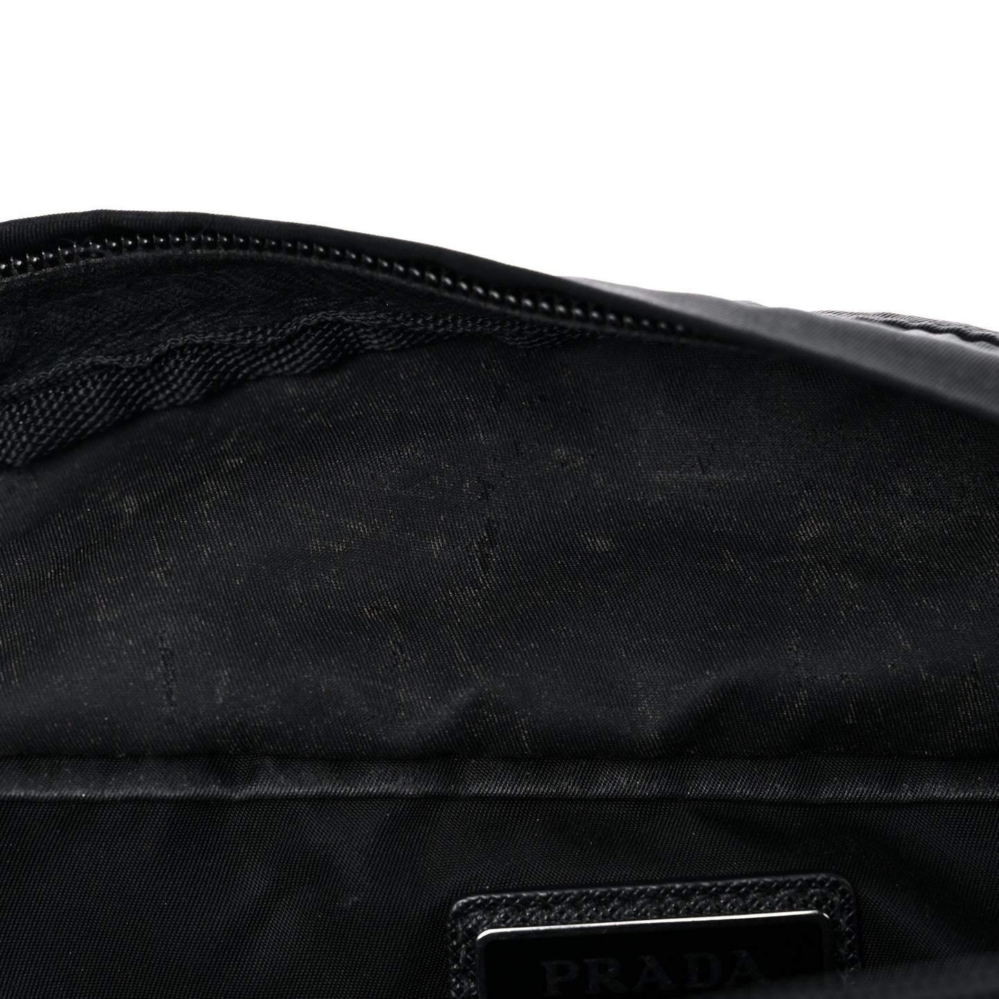 Tessuto Nylon Montagna Belt Bag Black