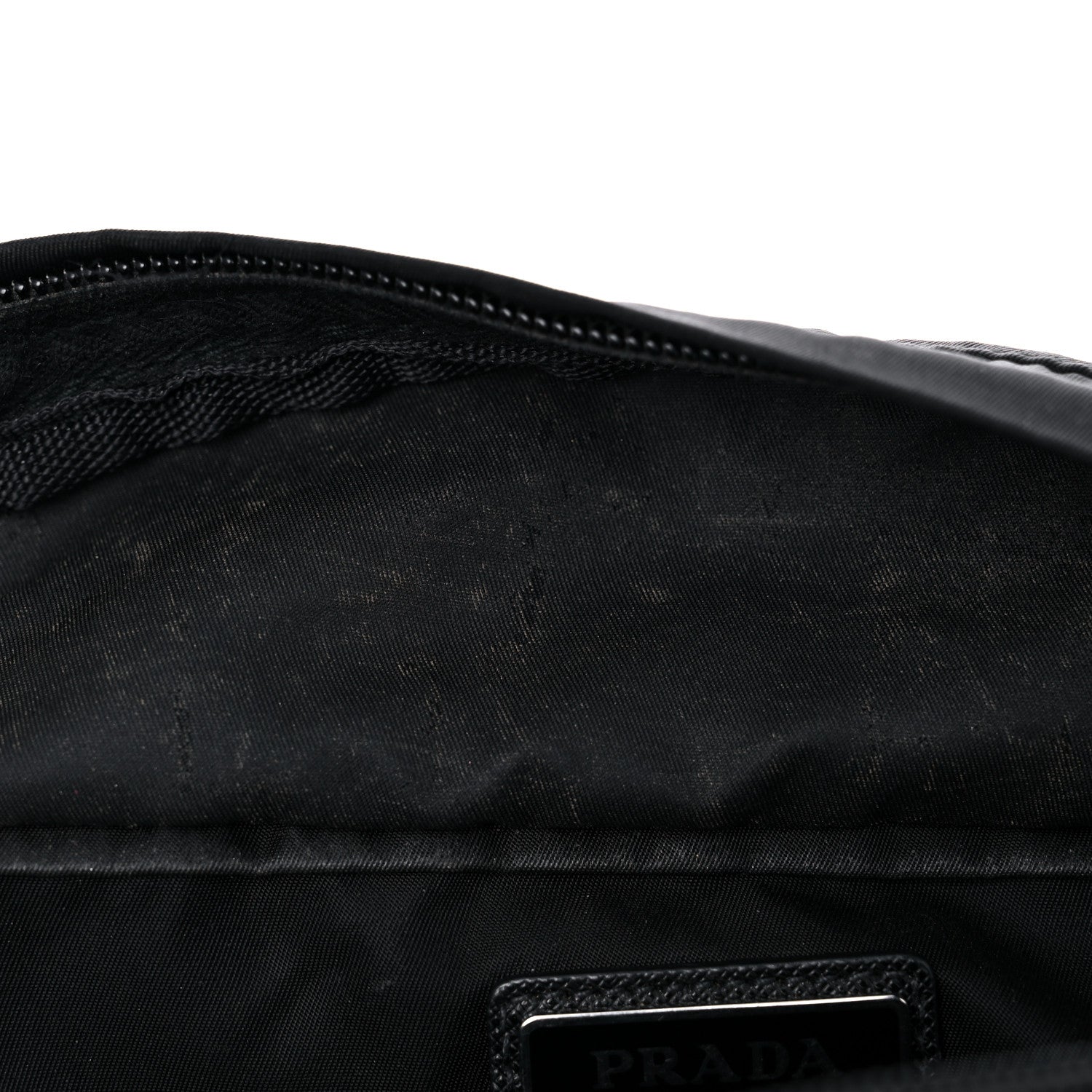 Prada Tessuto Nylon Montagna Belt Bag Black 11 of 23