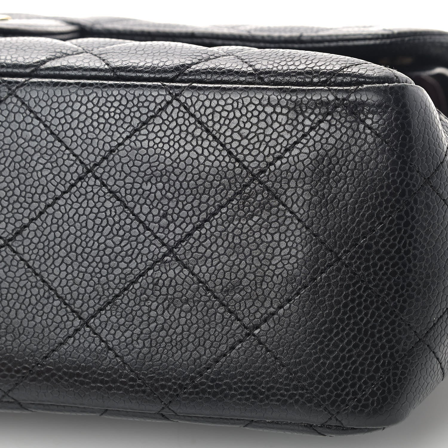 Chanel Caviar Quilted Jumbo Double Flap Black 12 of 13