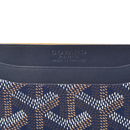 Goyard Goyardine Saint Sulpice Card Holder Navy 6 of 7
