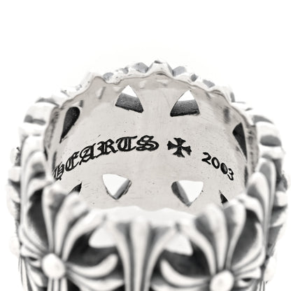 Chrome Hearts Sterling Silver Cemetery Cross Ring 59 8.75 5 of 5