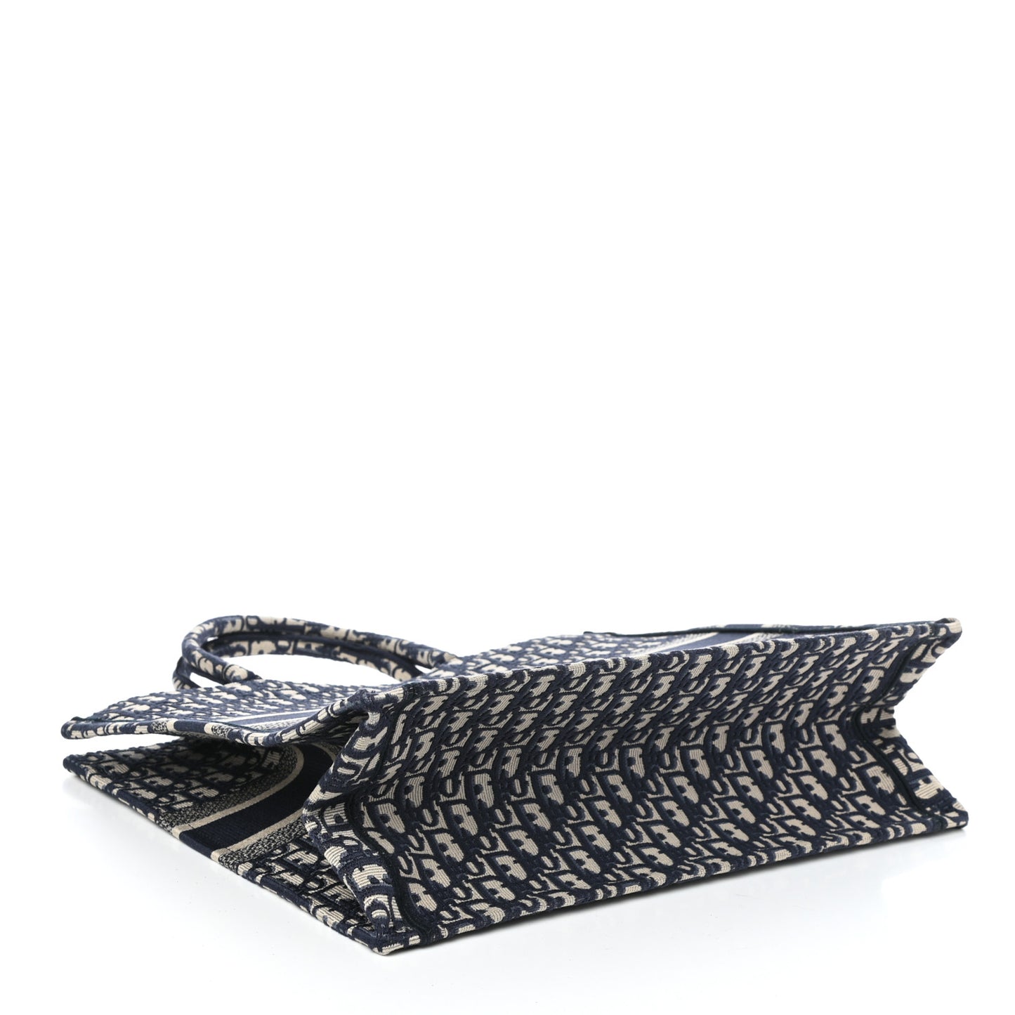 Oblique Book Tote Blue Multicolor