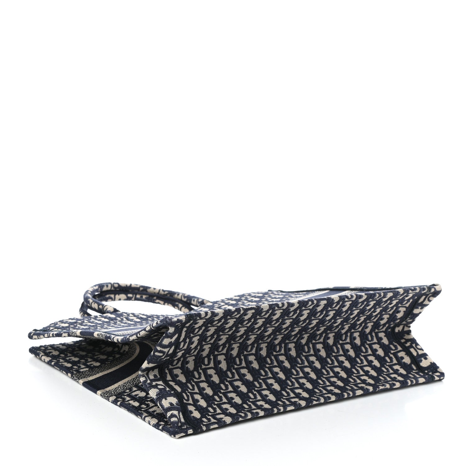 Christian Dior Oblique Book Tote Blue Multicolor 4 of 9